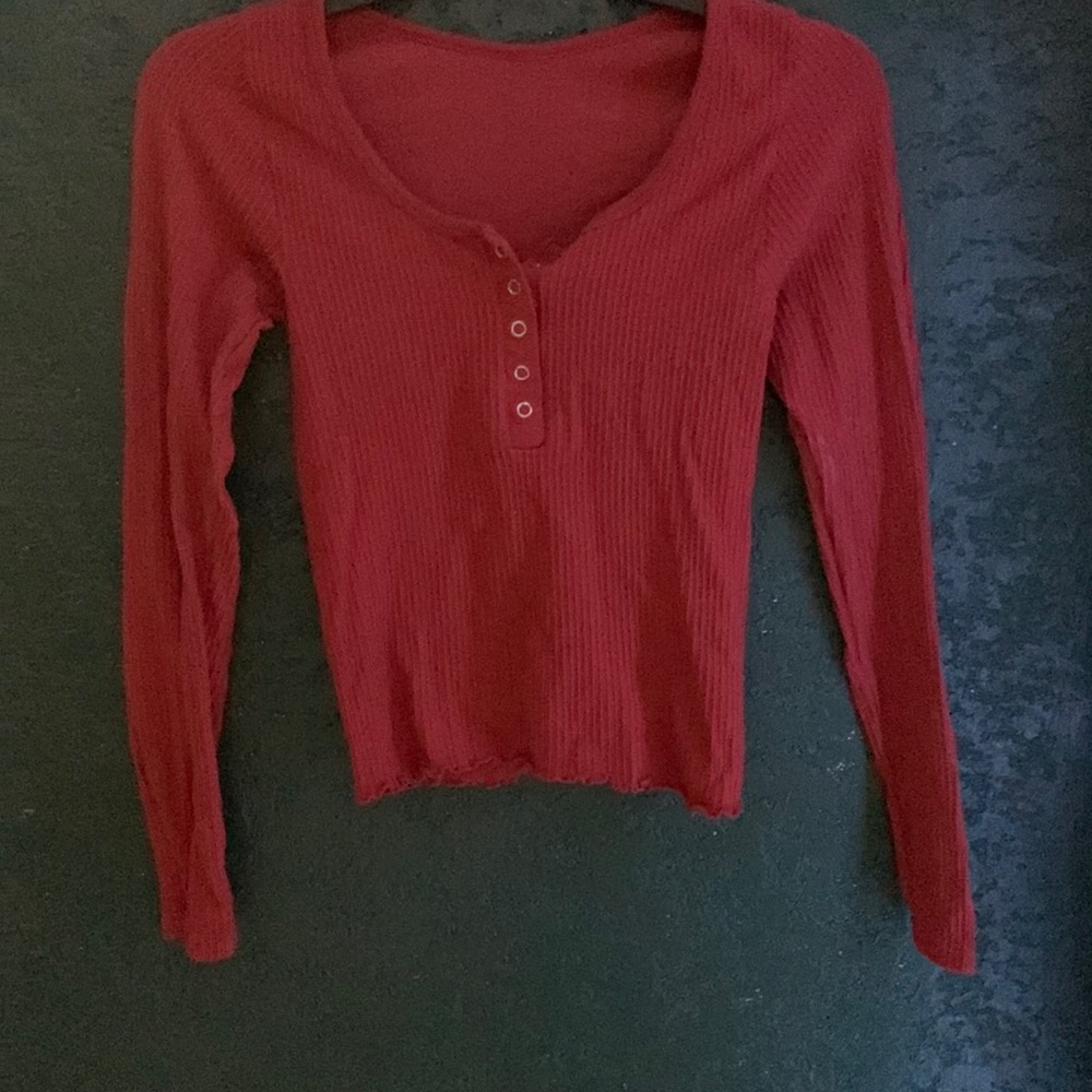 Red blouse